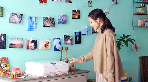 Canon 「PIXUS」スマフォトプリントCM