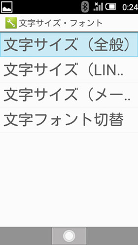 文字サイズ大