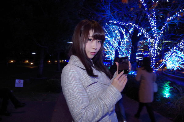 長押しで連写ができる! カンタン!