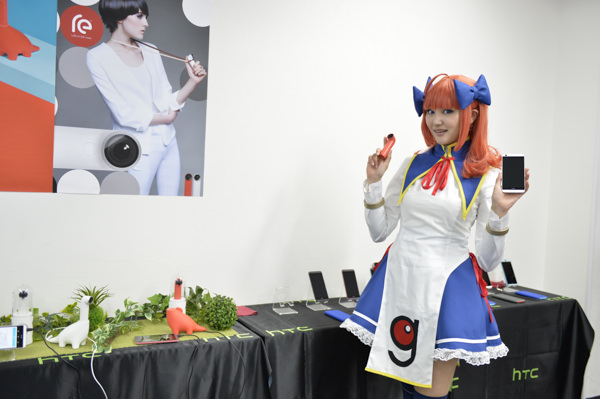 イベントに華を添えためんこちゃん(山崎粋華さん)