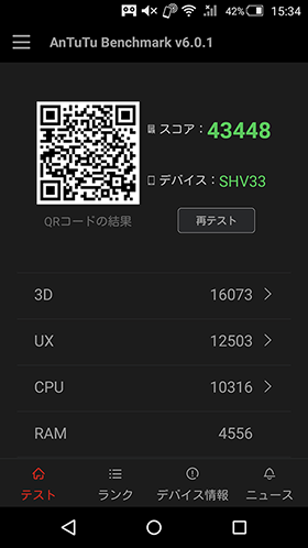 ベンチマークテスト