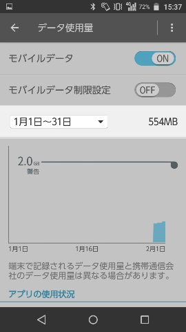 「◯月◯日~◯日」となっている項目をタップ