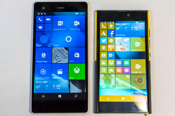 VAIO Phone BizとNuAns NEOを比較:正面から比較