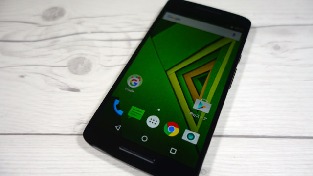 Moto X Play:Nexusシリーズと思うようなピュアなホーム画面