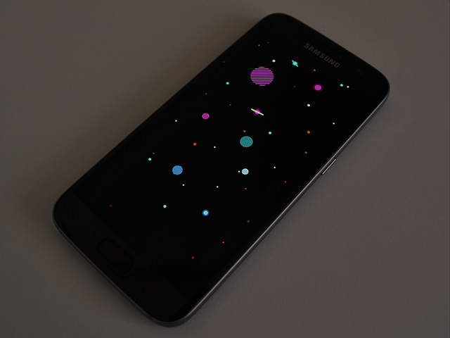 Galaxy S7:画像表示の例