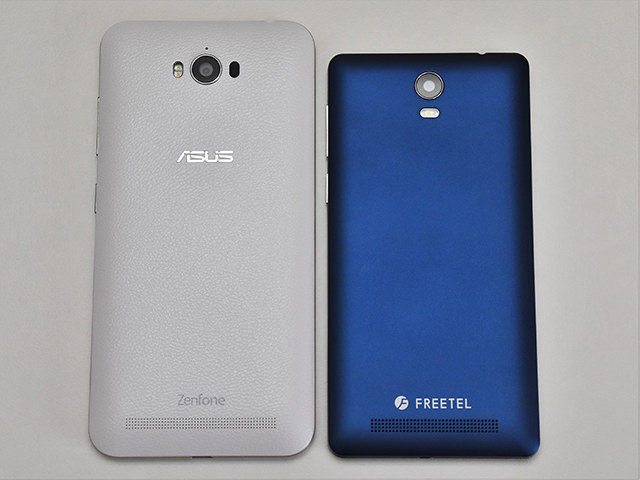 ZenFone Max(左)とPriori 3S LTE(右)