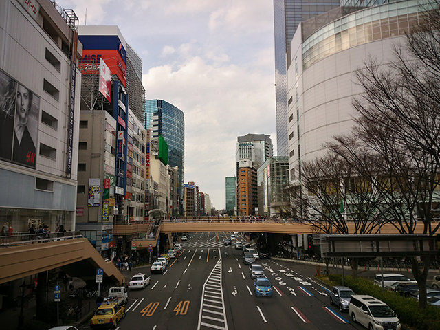 ZenFone Maxで撮影した昼の街の風景(HDRオン)