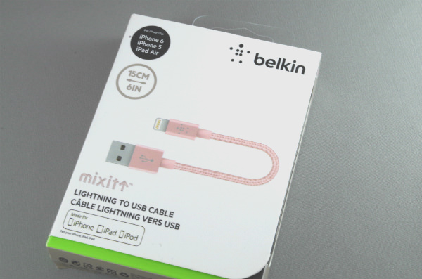 充電ケーブル 公式認証済み belkin