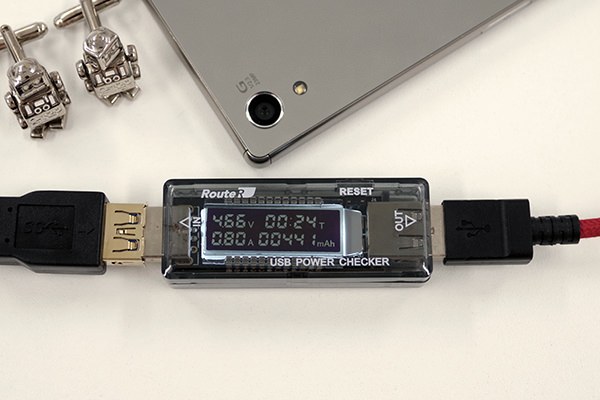 ELECOMの超高速充電ケーブルの測定結果