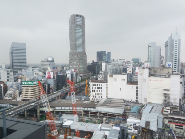 渋谷ヒカリエの11階から