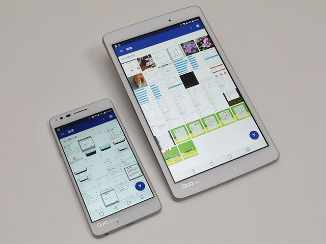 タブレットとスマホで写真が共有閲覧できる