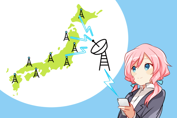 モバレコ通信コラム:全国の基地局から電波をもらう
