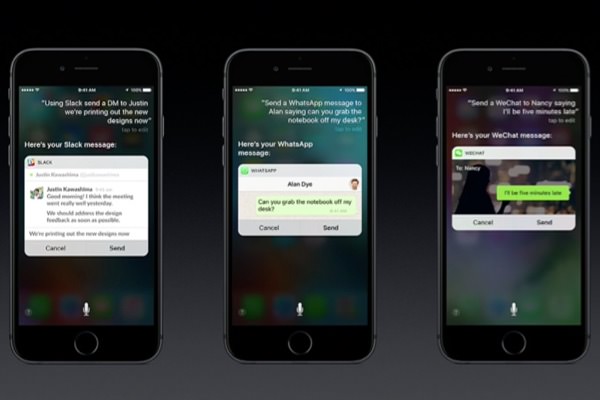 サードパーティー製アプリに対応するSiri