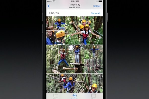 iOS 10の写真アプリ