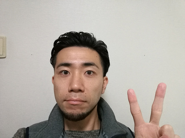 ビューティーモード(設定:0)で撮影