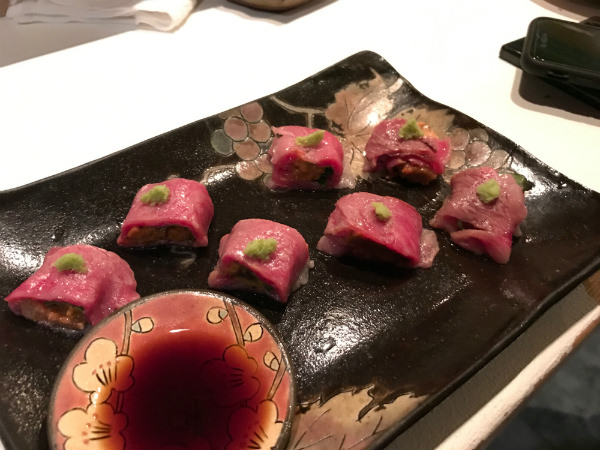 牛とろウニ巻き