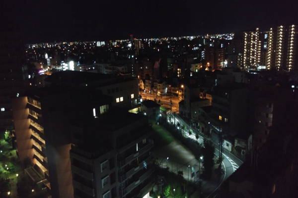 夜景を撮影