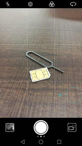 SIMのないスマホでできること:カメラ