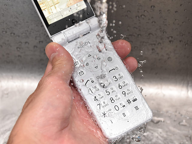 IPX5/8の防水、IP5Xの防塵設計に