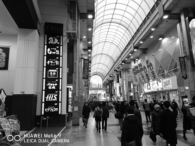 仙台駅周辺の商店街アーケード