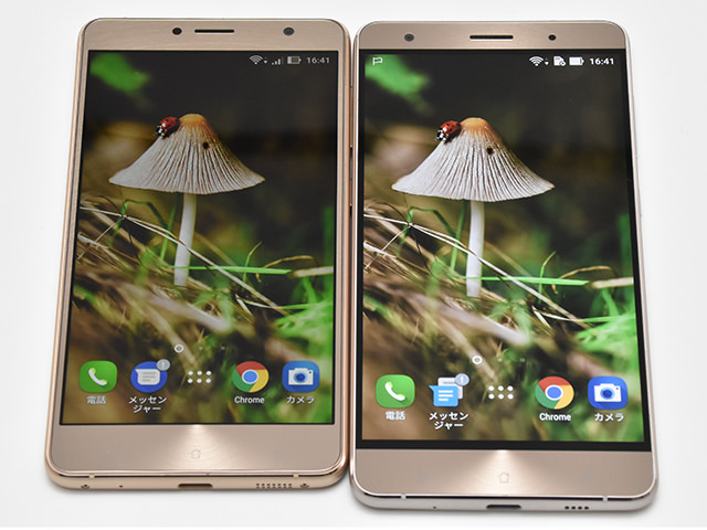 ZenFone 3 Deluxe 両モデルの比較