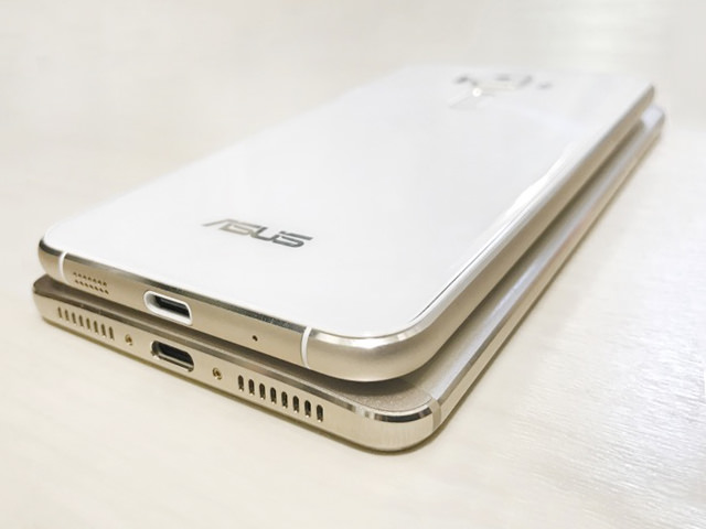 Mate 9はラウンド、ZenFone 3はフラット