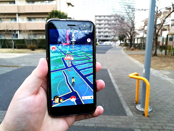 ポケモンGOをプレイ