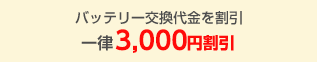 本体内蔵型のバッテリーのものに適用