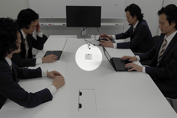様々な方向の声もしっかりと録音