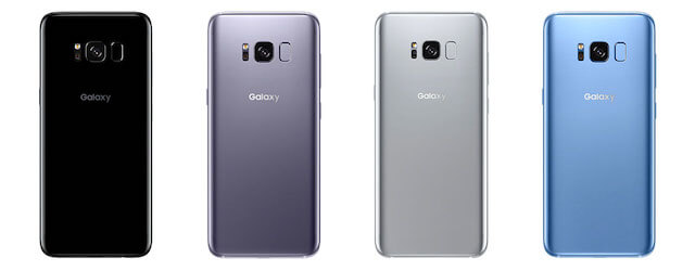 Galaxy S8のカラーバリエーション