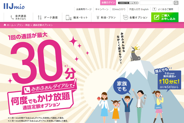通話定額オプション