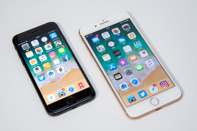 iPhone 8 / 8 Plusを比較 スペック