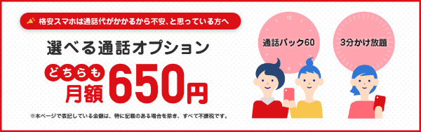 選べる通話オプション