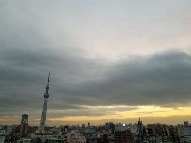Galaxy S8 カメラ作例:夕景ではノイズの差が大きく出た
