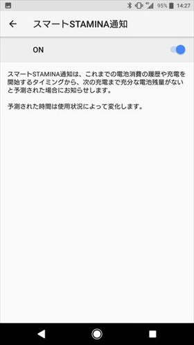 スマートSTAMINA通知