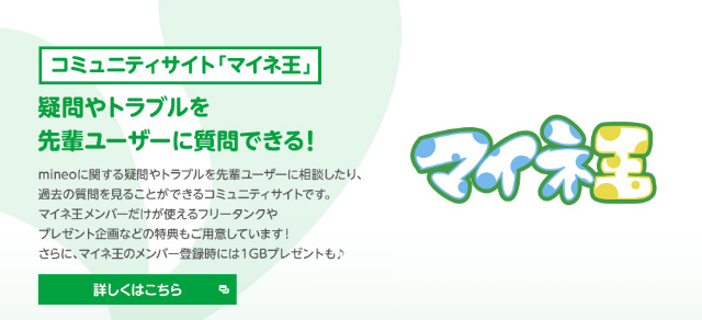 困った時はマイネ王がある!