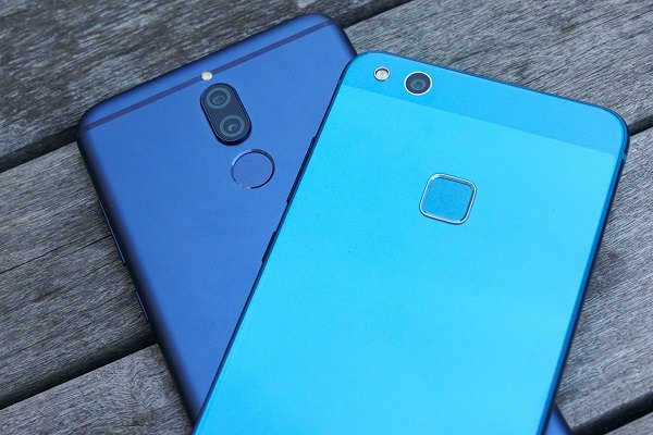 P10 liteはカメラの突起がなくフラット