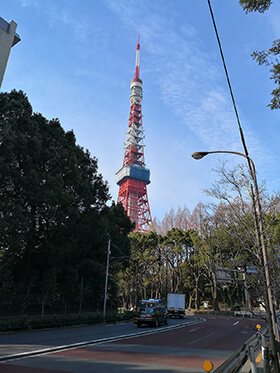 東京タワー。この距離の望遠もハッキリ