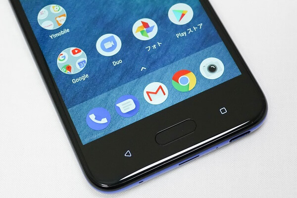 Android One X2:指紋センサーは前面に搭載