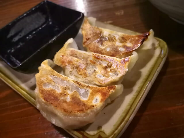 皮がパリパリの餃子:Galaxy S8作例