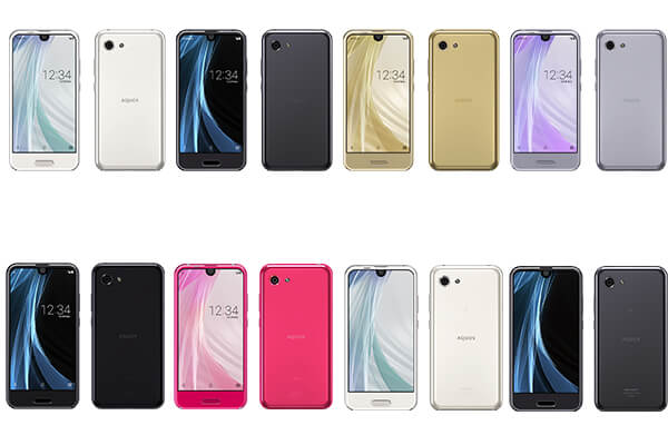 AQUOS R compactのカラーバリエーション