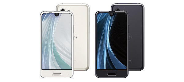 SIMフリー版AQUOS R compactのカラーバリエーション