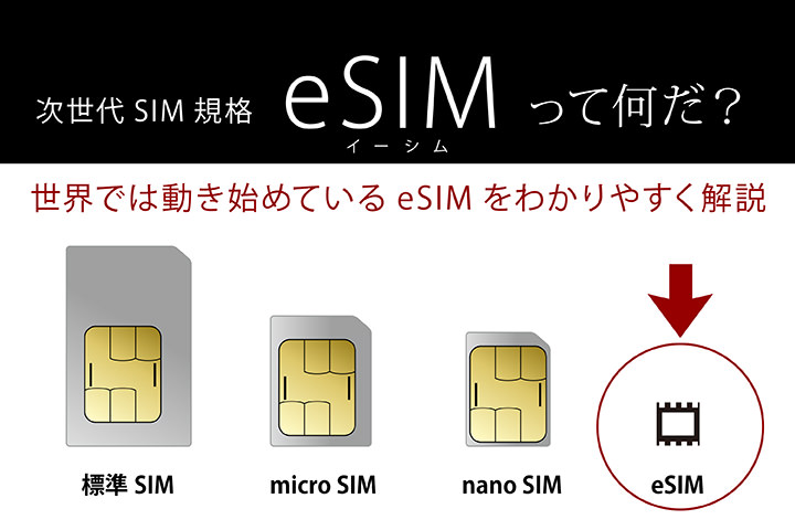 次世代SIM規格「eSIM」(イーシム)って何だ? 世界では動き始めているeSIMをわかりやすく解説
