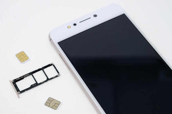 DSDSとmicroSDを同時に利用できる