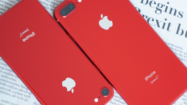 iPhone 8/8 Plus(PRODUCT)RED デザイン