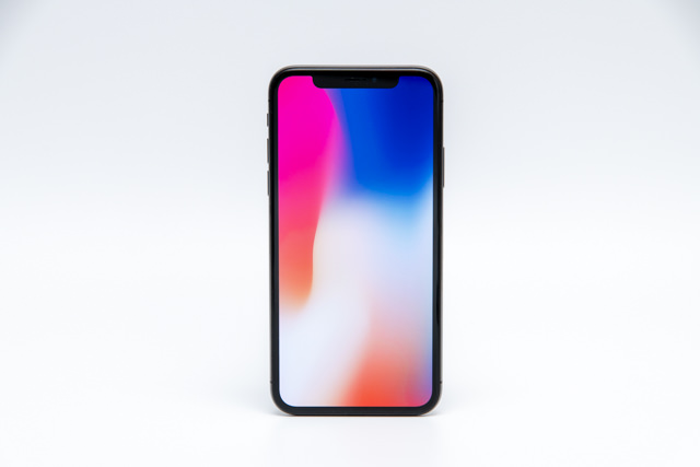 iPhone Xの正面