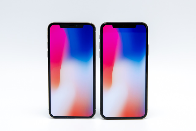iPhone Xの正面