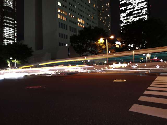 光の軌跡を記録できる