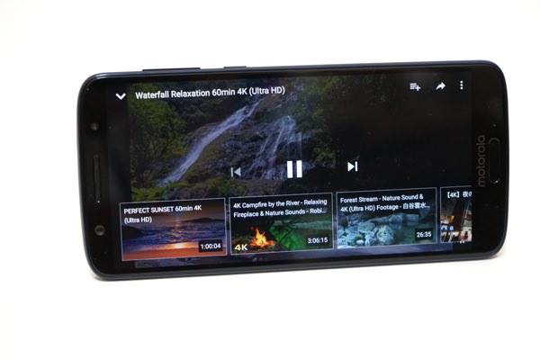 Moto G6 / YouTube動画をフルHD画質固定で60分マラソンしてみました