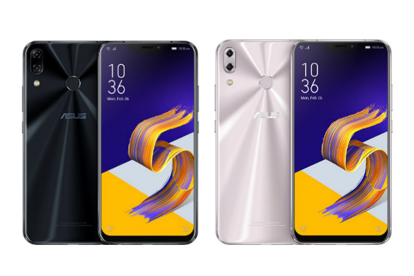 ZenFone 5Z 左からシャイニーブラック、スペースシルバー